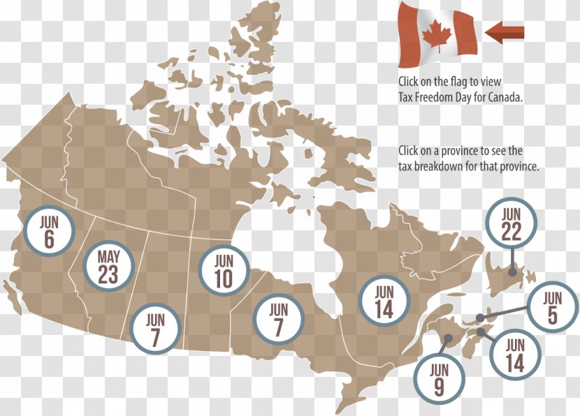 Canada Map Clip Art - Vector - Day Transparent PNG