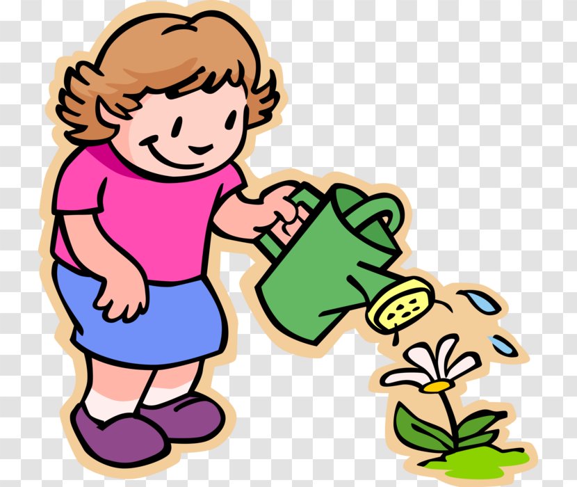 Clip Art Openclipart Plants Watering Cans Seed - Garden Transparent PNG