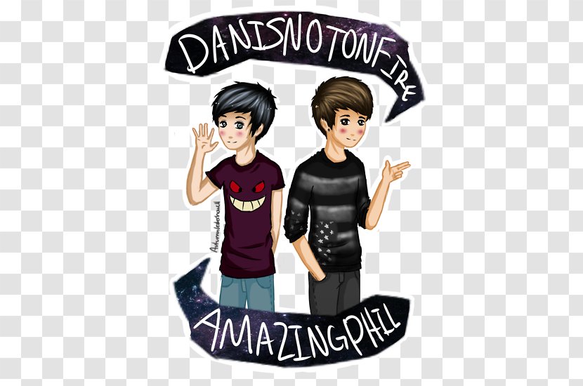 T-shirt Sleeve Dan And Phil United Kingdom - Art Transparent PNG