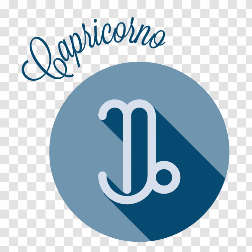 Logo Brand Trademark Capricorn - Blue - Zodiac Transparent PNG