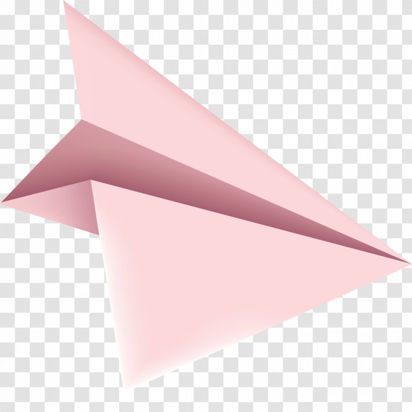 Paper Plane Airplane Origami - Bag Transparent PNG