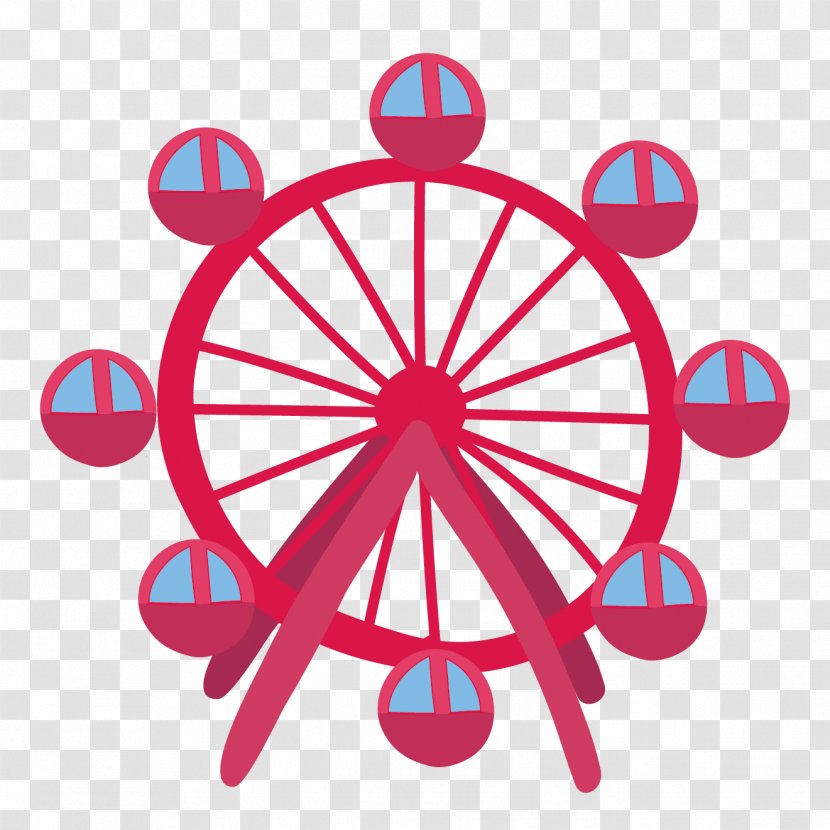 Arellano Ferris Wheel Amusement Park - Entertainment Transparent PNG