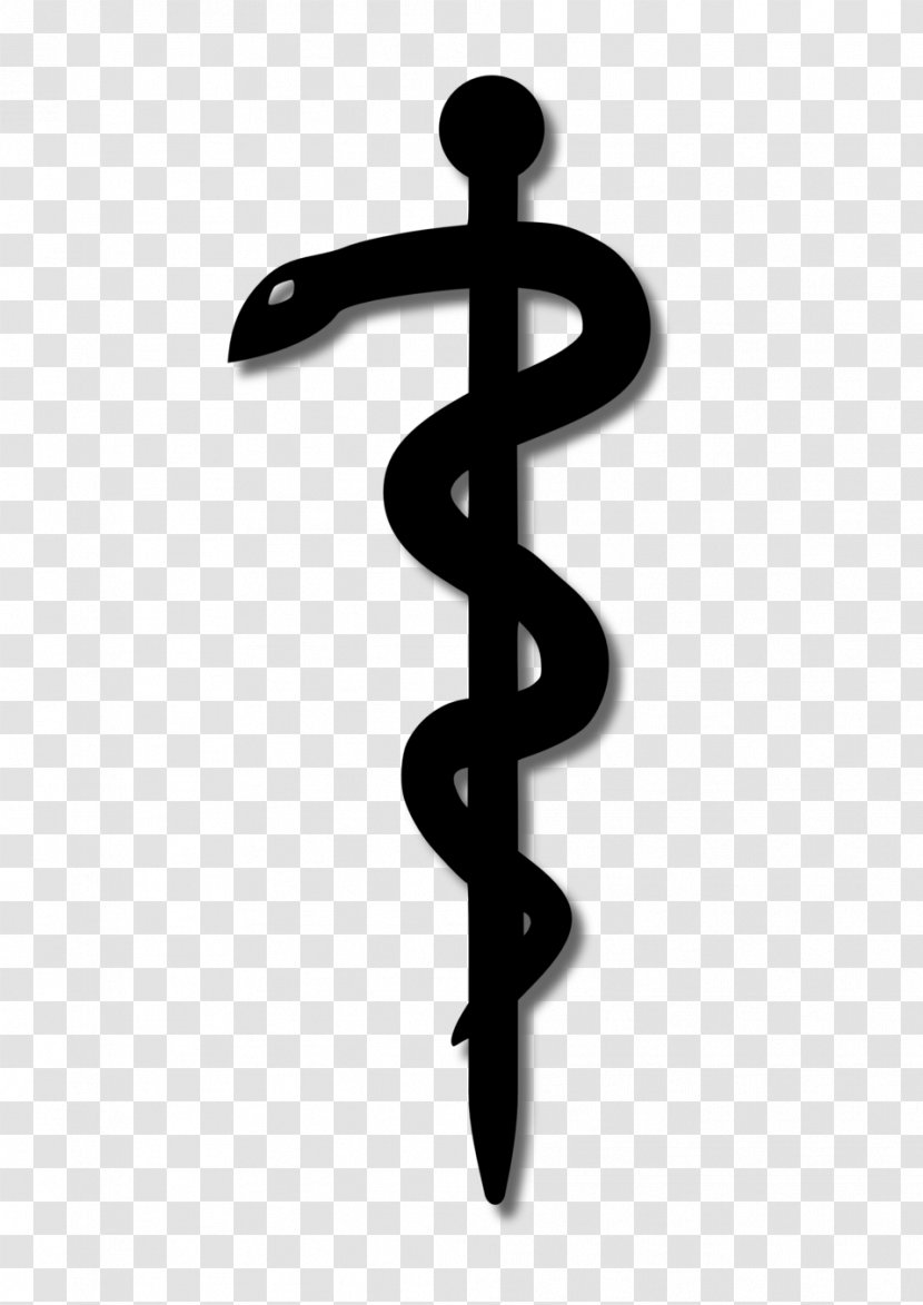 Symbol Medicine Clip Art - Black And White - Snake Transparent PNG