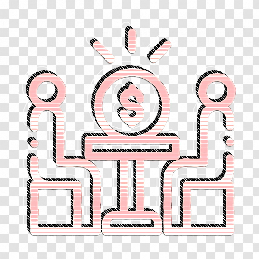 Negotiation Icon Salesman Icon Business Administration Icon Transparent PNG