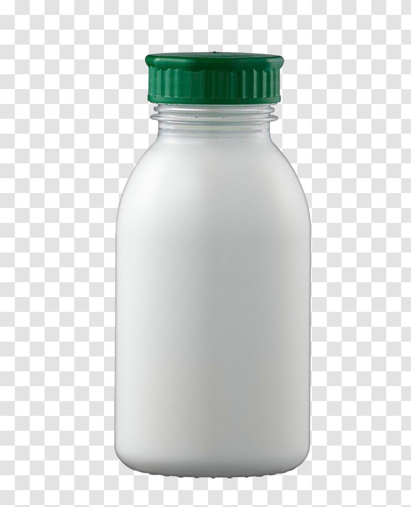 Water Bottle Cow's Milk Plastic - Cattle - White Transparent PNG