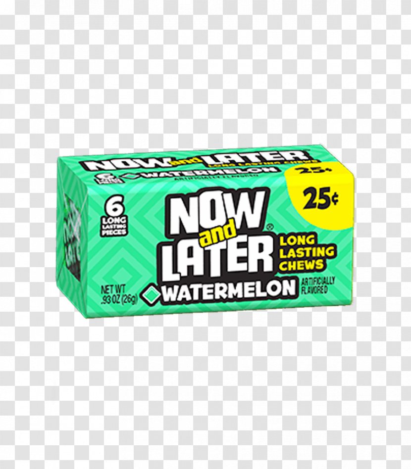 Salt Water Taffy Now And Later Candy Flavor - Apple Transparent PNG