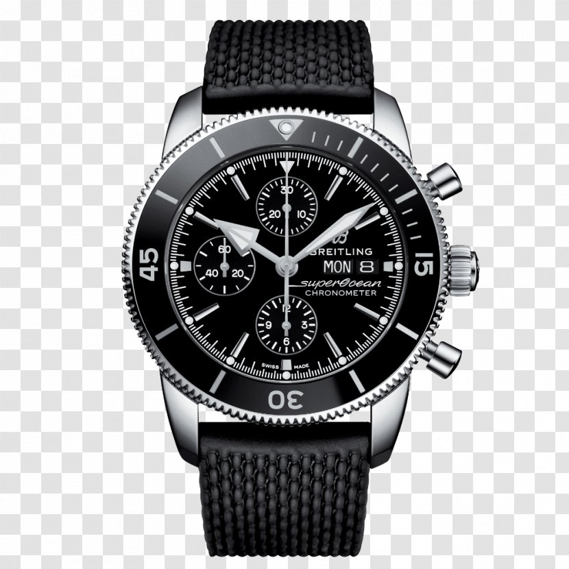 Breitling SA Superocean Watch Jewellery Chronograph - Strap Transparent PNG