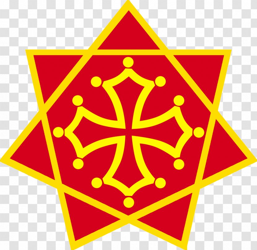 Occitanie Occitan Cross Language Catalan Catalonia - Triangle - Ah Insignia Transparent PNG