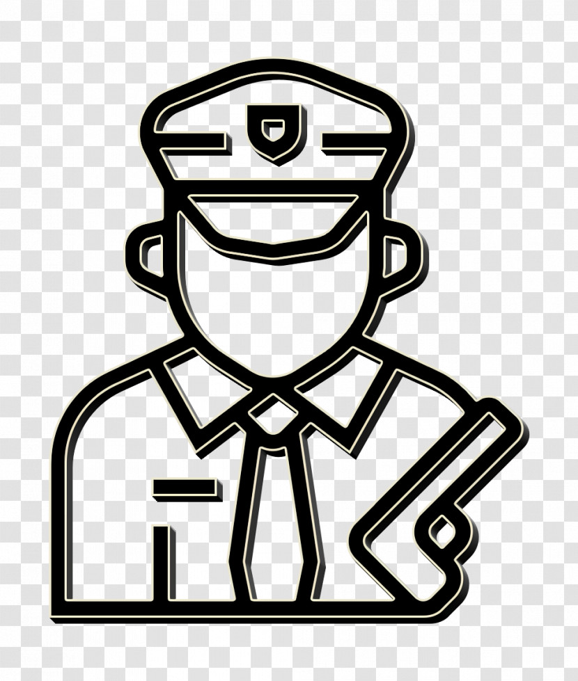 Guardian Icon Jobs And Occupations Icon Policeman Icon Transparent PNG