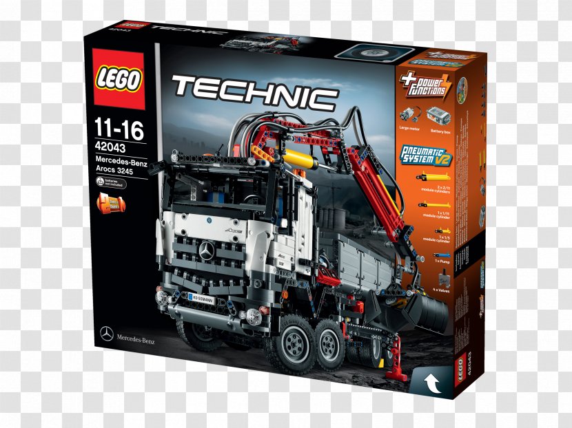 Mercedes-Benz Arocs Lego Technic Toy Block - Silhouette - Mercedes Benz Transparent PNG