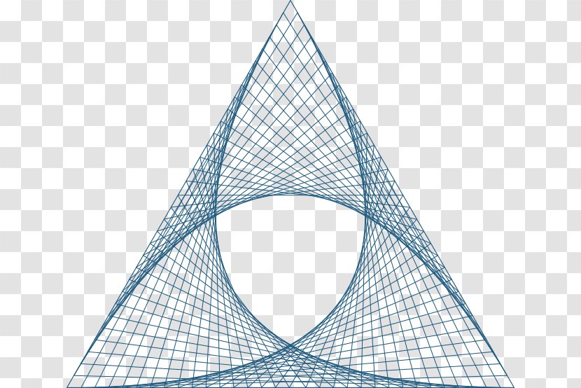 Geometry Mathematics Shape String Art Pattern - Triangle Transparent PNG