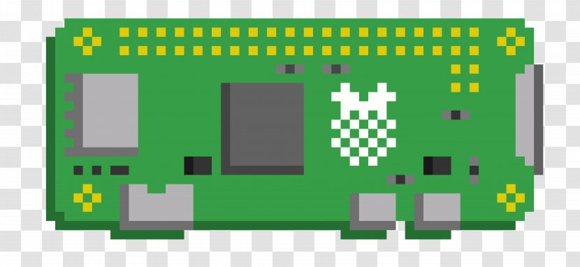 Pixel Art F-Zero Game Electronics - Electronic Device - Raspberry Pi Transparent PNG