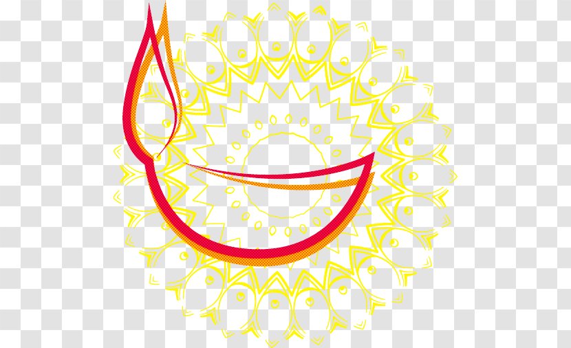 Yellow Line Circle Smile Transparent PNG