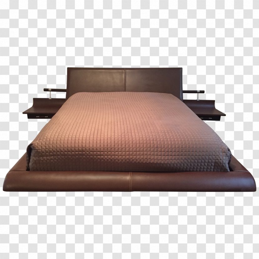 Bed Frame Bedside Tables Mattress Sheets - Watercolor Transparent PNG