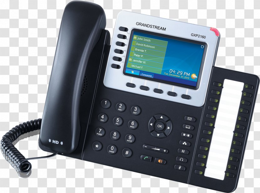 VoIP Phone Grandstream Networks GXP2160 Telephone Mobile Phones - Telephony - Taça Copa Do Mundo Transparent PNG