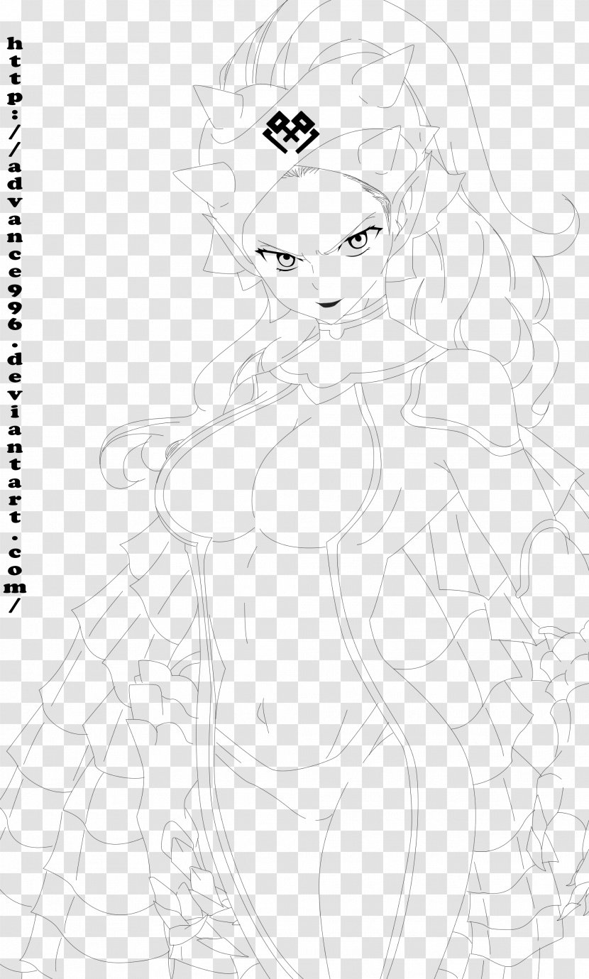 Drawing Line Art Cartoon Sketch - Mirajane Transparent PNG