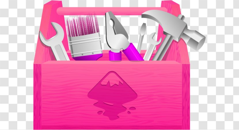 Toolbox Clip Art - Magenta - Tool Box Cliparts Transparent PNG