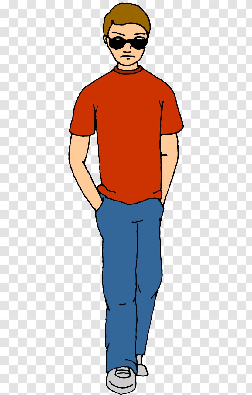 Man Cartoon - Silhouette - Orange Standing Transparent PNG