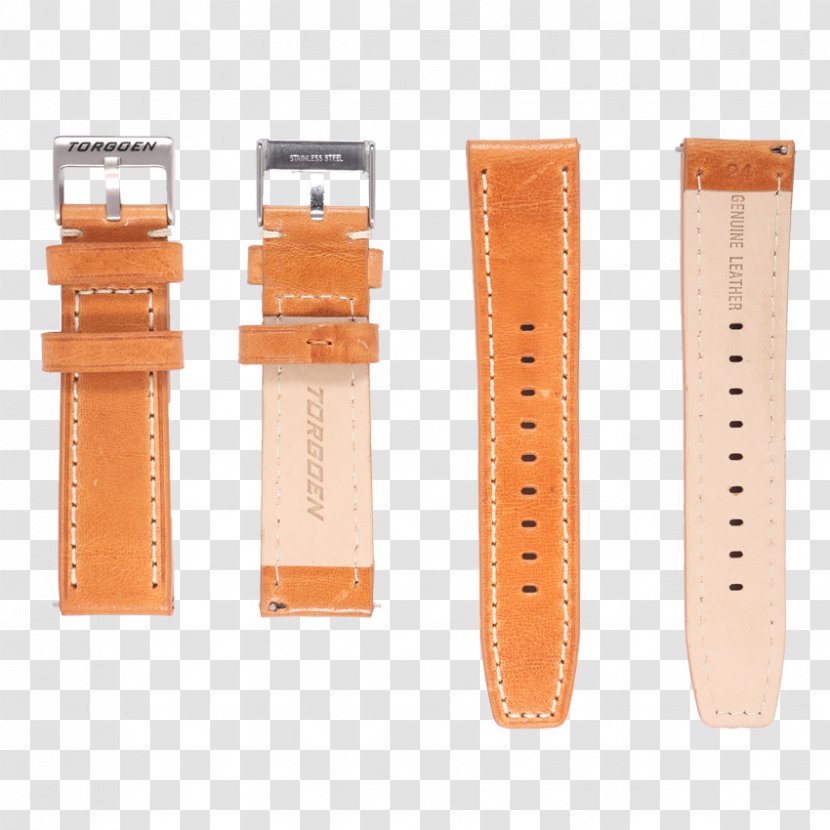 Watch Bands XL Brown Leather Strap - Com - Camel Material Transparent PNG
