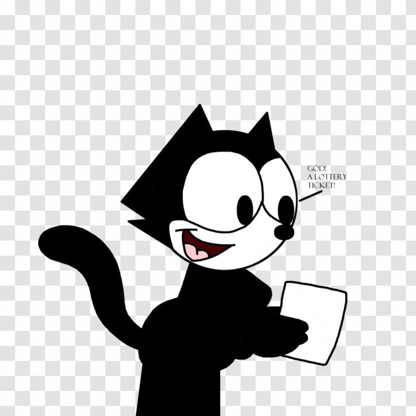 Felix The Cat Art DreamWorks Animation Character - Work Of - Lottery Ticket Transparent PNG