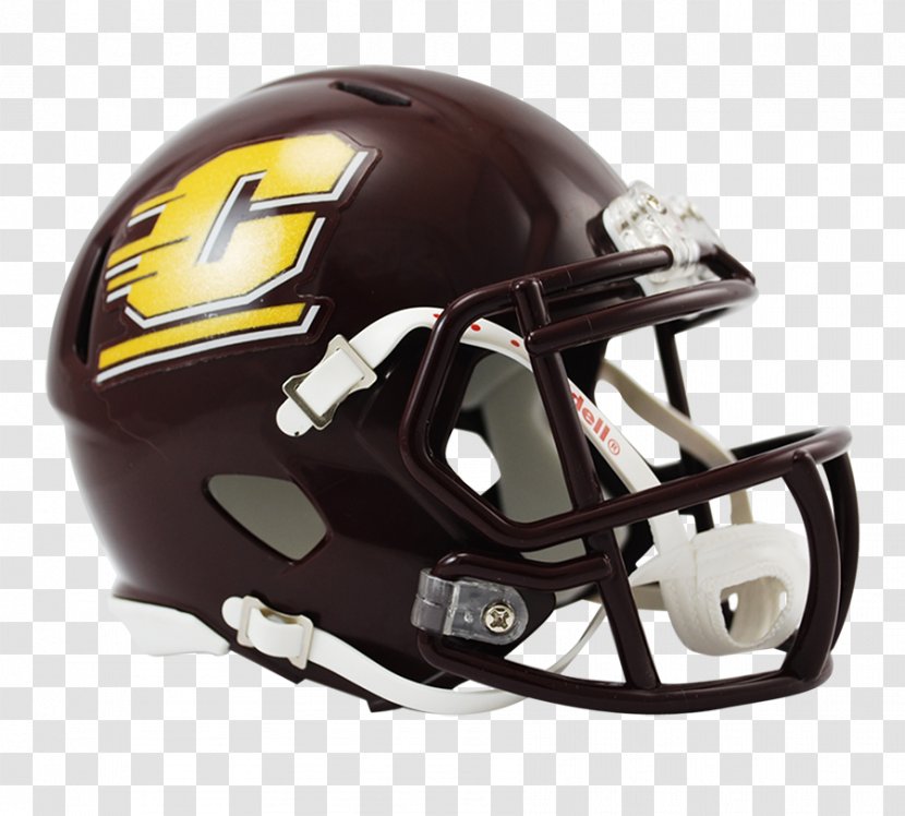 Central Michigan Chippewas Football Chicago Bears American Helmets Wolverines NFL - Antonio Brown Transparent PNG
