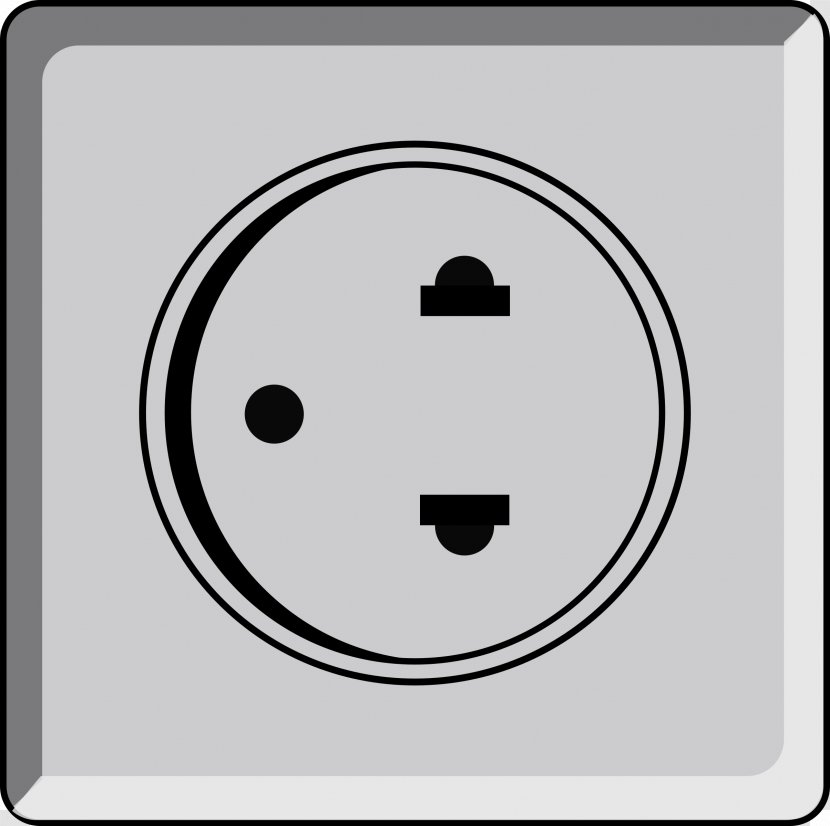 AC Power Plugs And Sockets Network Socket Electricity Clip Art - White Transparent PNG
