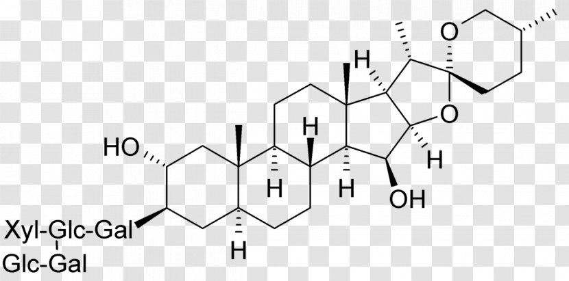 Saponin Digitonin Glycoside Steroid Sapogenin - Foxgloves - White Transparent PNG