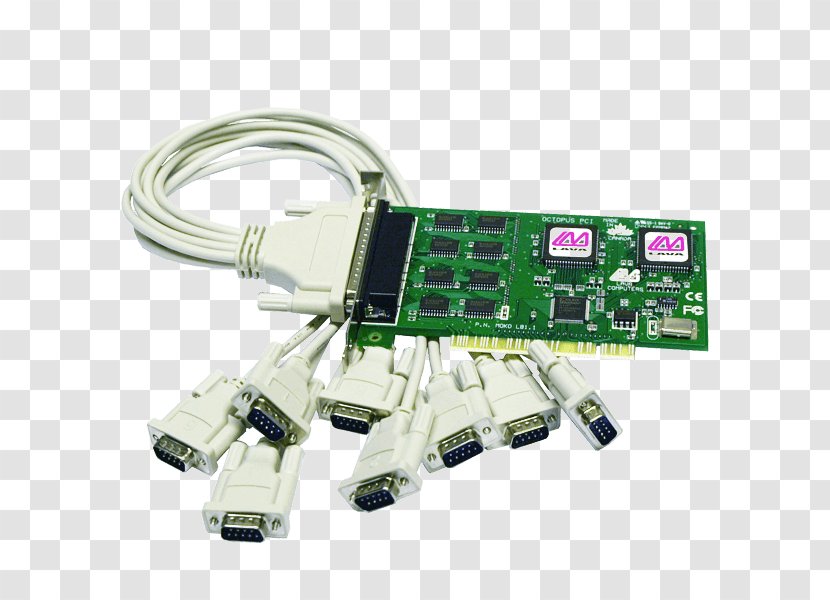 Serial Port Conventional PCI RS-232 Computer Express - Pci Transparent PNG