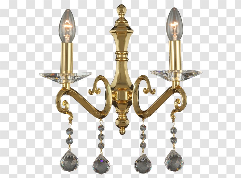 Gold Chandelier Ceiling Wall Light Transparent PNG