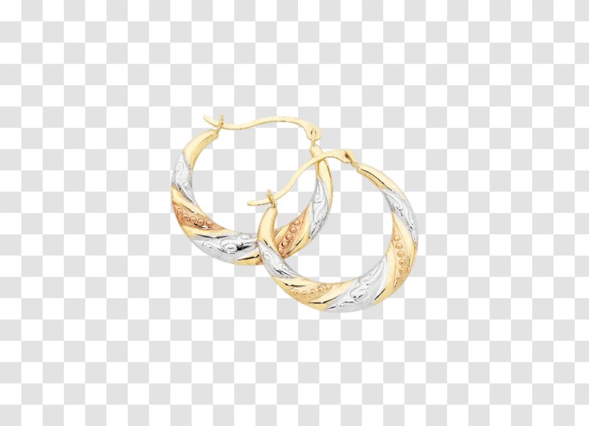 Earring Body Jewellery Bangle Bracelet - Gold Hoop Transparent PNG