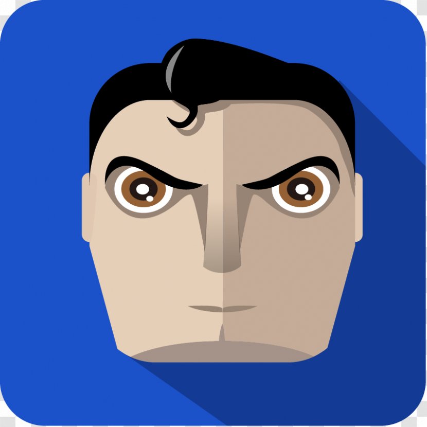Superman Avatar Icon - Art - Superhero Phone Transparent PNG