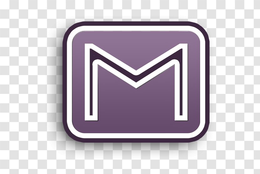 Gmail Icon Mail - Violet - Technology Material Property Transparent PNG