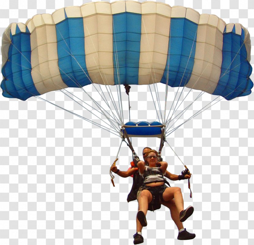 Parachuting Parachute Tandem Skydiving Paratrooper Transparent PNG