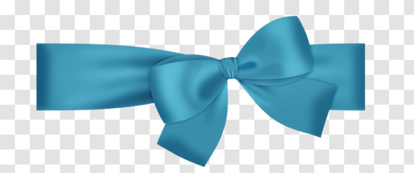 Paper Ribbon Blue Clip Art - Bow Tie - Cyan Transparent PNG