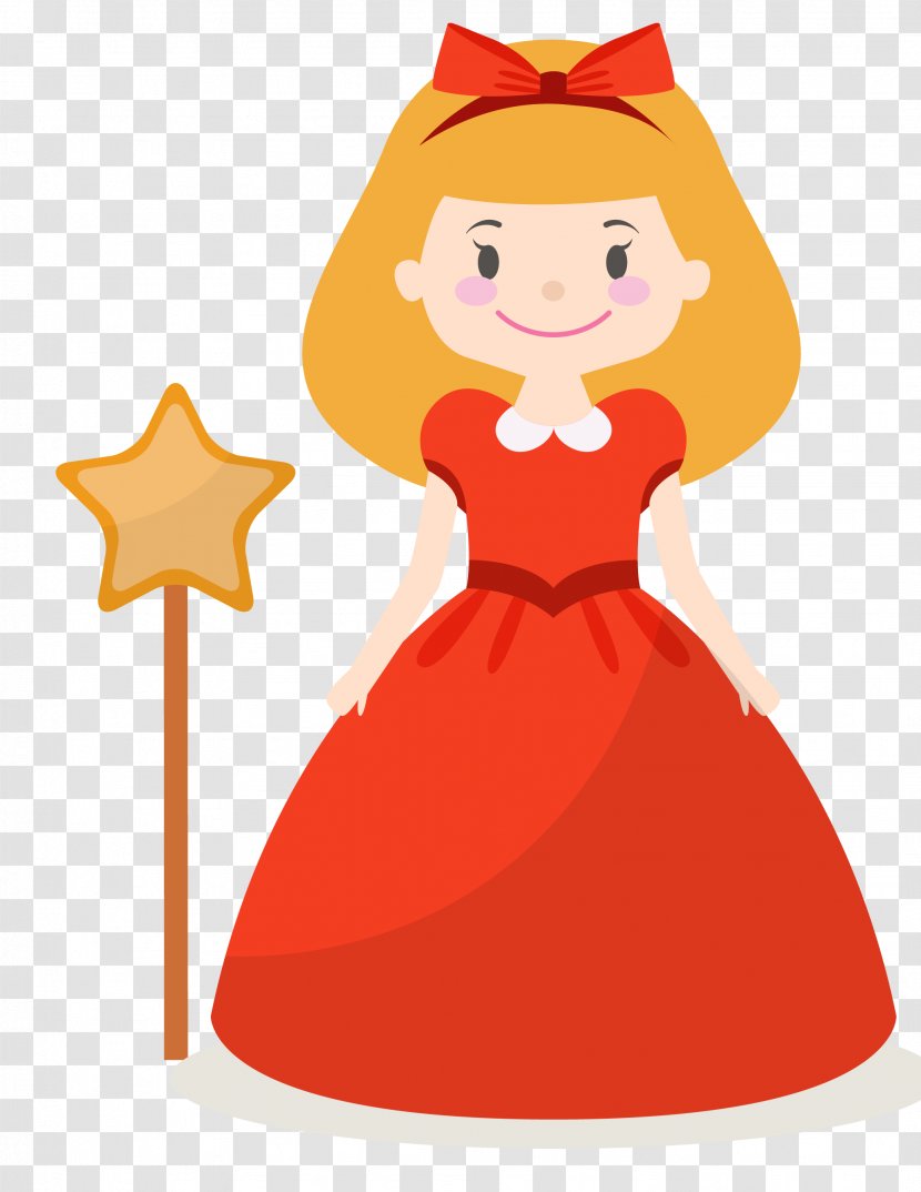 Download Android Clip Art - Orange - Vector Cartoon Queen Transparent PNG