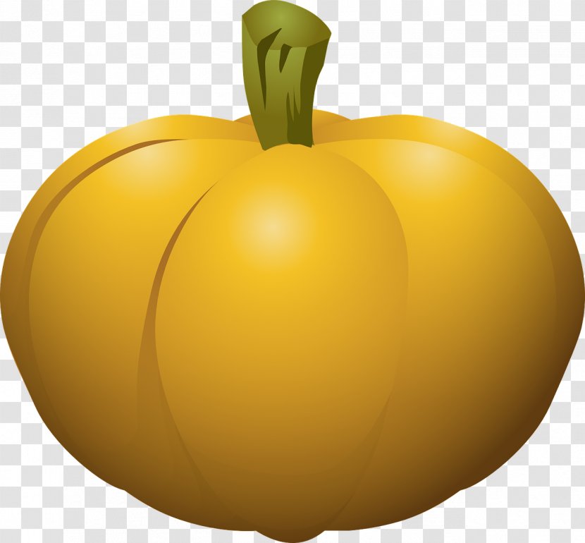 Pumpkin Jack-o-lantern Clip Art - Jackolantern - Yellow Vegetables Transparent PNG