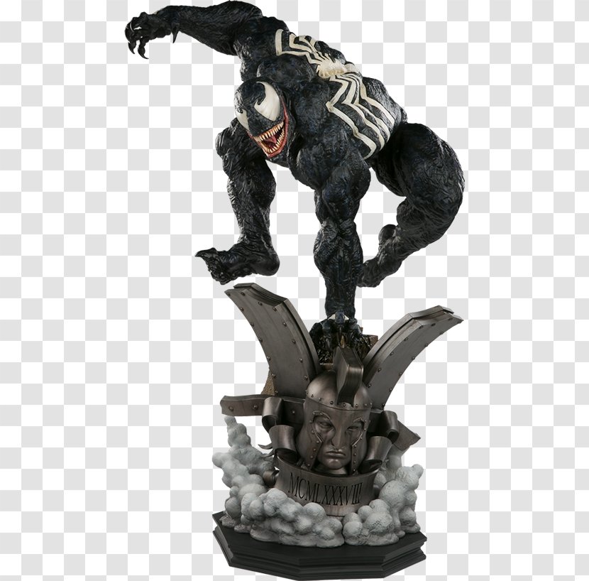 Venom: Dark Origin Spider-Man Sideshow Collectibles Action & Toy Figures - Statue - Marvel Venom Transparent PNG