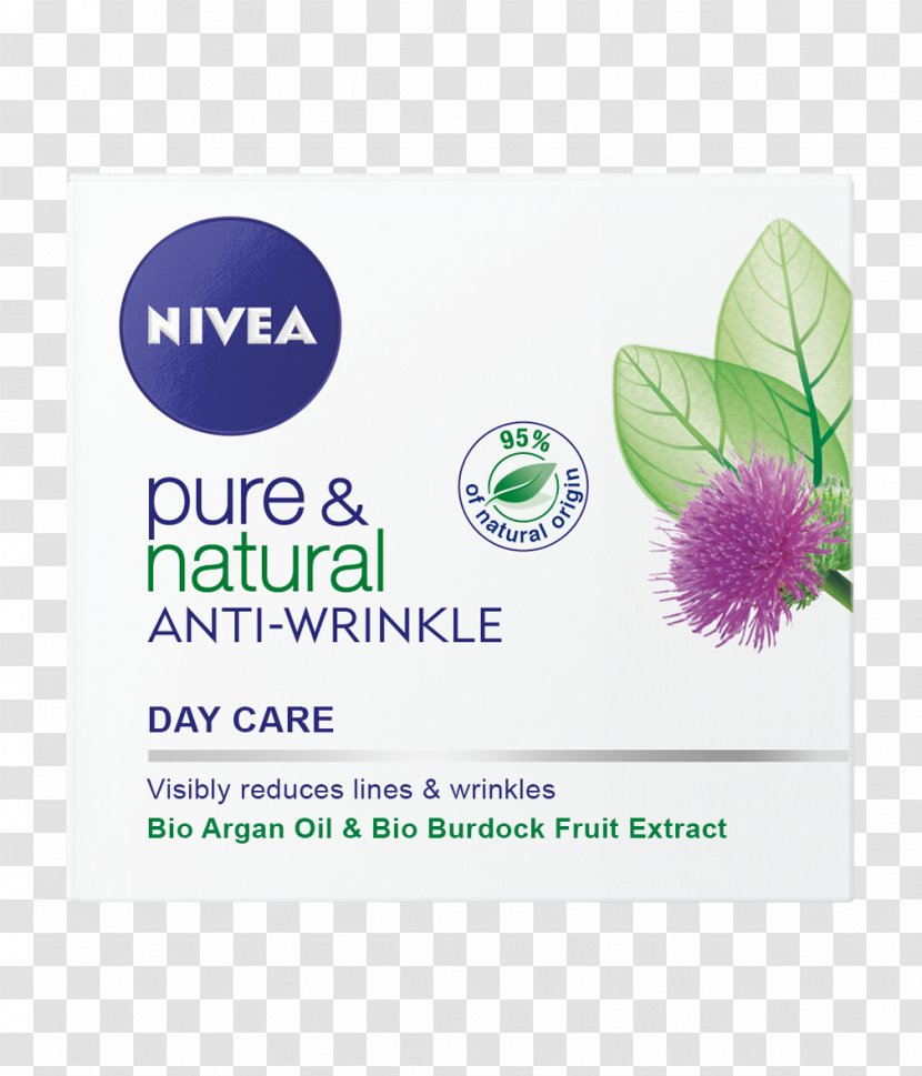 Lotion Nivea Cream Wrinkle Moisturizer - Pure Natural Transparent PNG