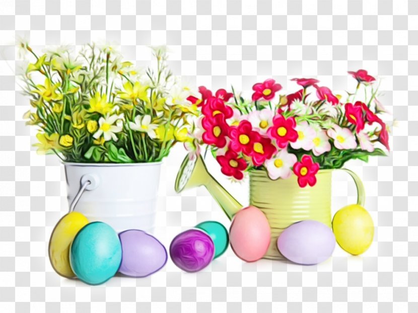 Easter Egg Background - Flower - Floristry Wildflower Transparent PNG