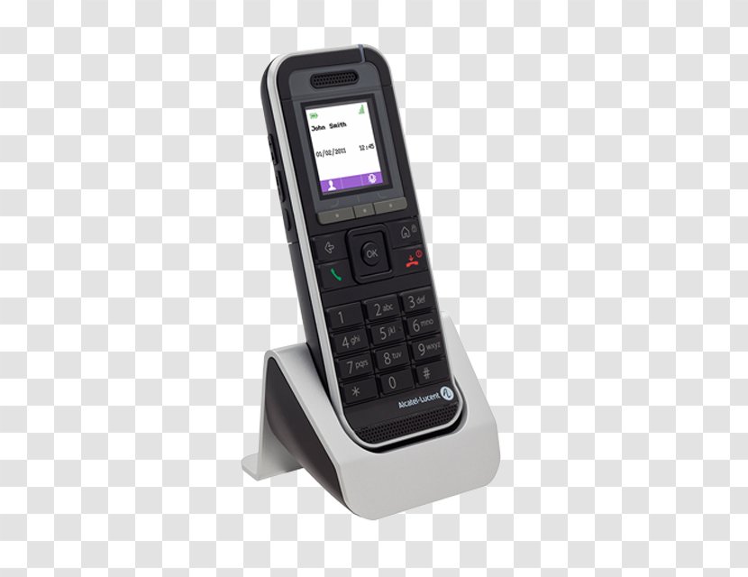 Alcatel-Lucent 8232 Digital Enhanced Cordless Telecommunications Telephone Alcatel Mobile - Electronic Device Transparent PNG