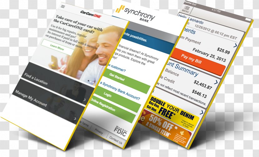 Synchrony Financial Brand Mobile Phones Finance - Customer Transparent PNG