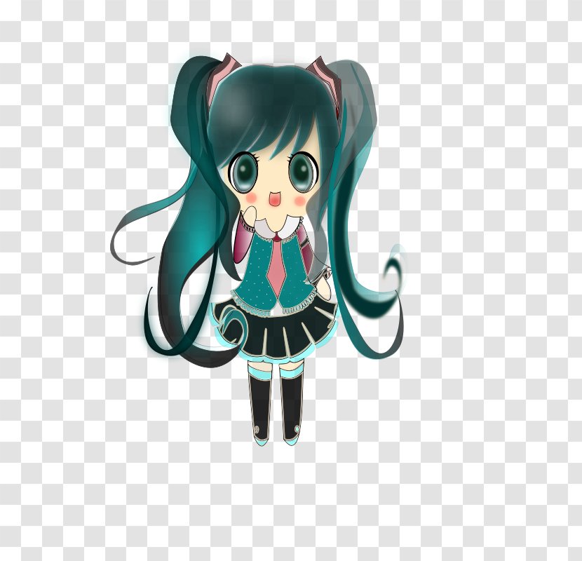 Figurine Fiction Character Microsoft Azure Animated Cartoon - Flower - Miku. Transparent PNG