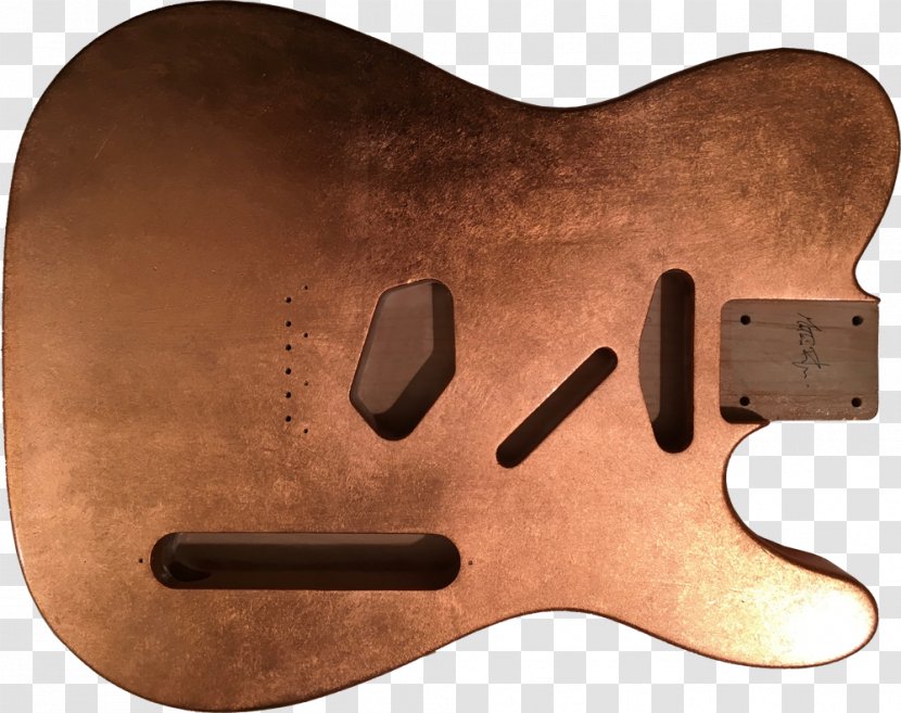 Acoustic Guitar Copper Acoustic-electric - Metal Leaf - Metallic Transparent PNG