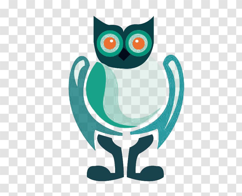 Owl Animal Clip Art - Logo - Creative Graphics Elements Transparent PNG
