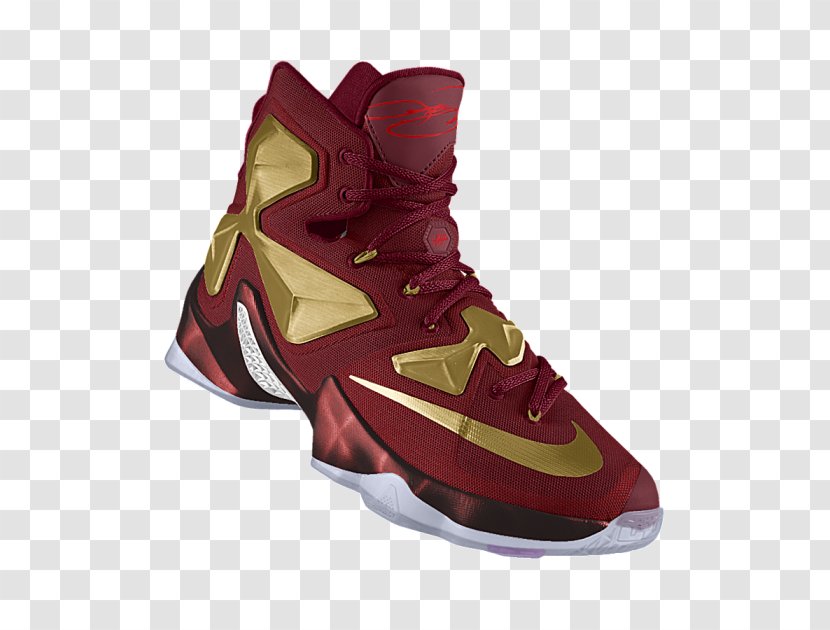 Cleveland Cavaliers Nike Shoe Sneakers Basketballschuh - Lebron James Transparent PNG