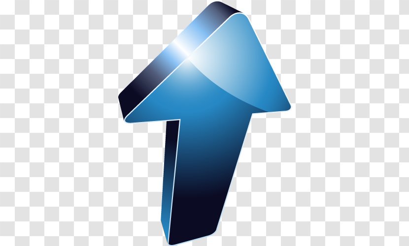 Arrow Website - World Wide Web - Blue Up Transparent PNG