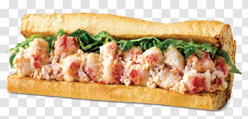 Lobster Roll Quiznos Salad Submarine Sandwich - Restaurant - Fast Food Menu Transparent PNG
