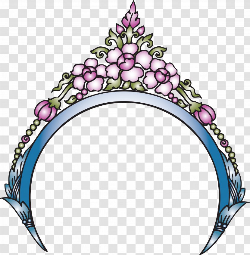 Headpiece Jewellery Clothing Accessories Vignette Flower - Headgear - Easter Transparent PNG