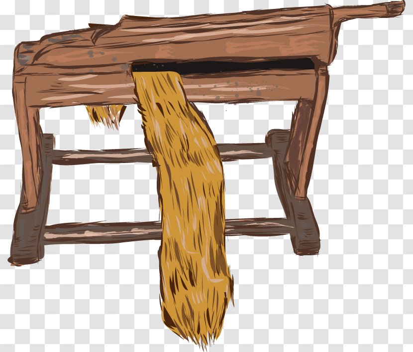 Wood Stain Garden Furniture Desk - Design Transparent PNG