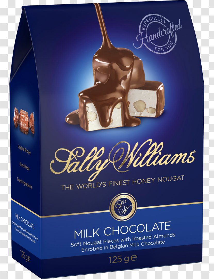 Chocolate Bar Praline Almond Milk Nougat - Food Transparent PNG